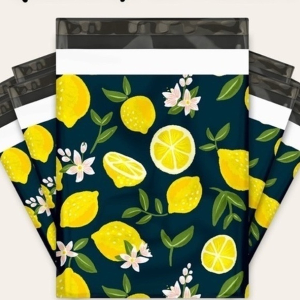 Pack of 100, Size 10x13, Matching Inserts! Lemons n’ Love!